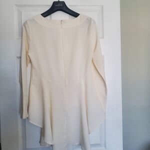 Equestrian Style Blouse Cream Color